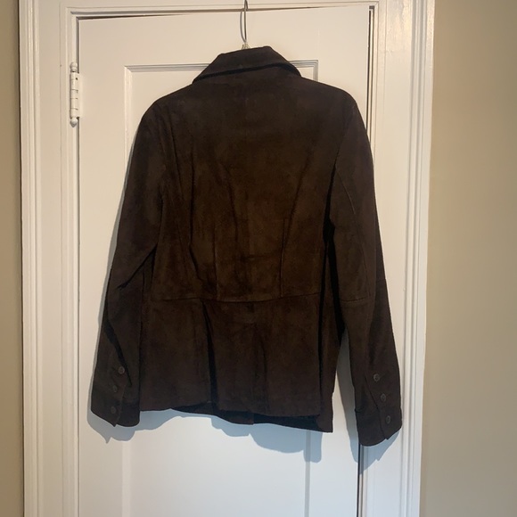 Women’s Mocha Suede Leather Jacket! - Picture 3 of 13